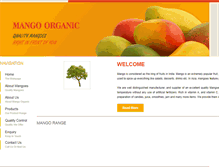 Tablet Screenshot of mangoorganic.com